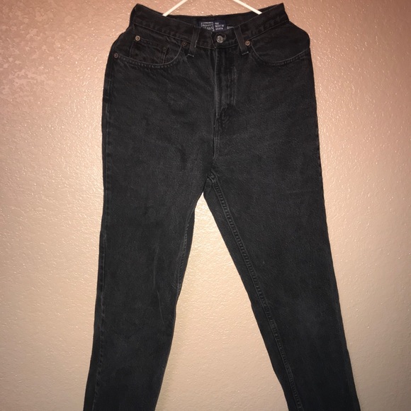 Black mom jeans old navy Clearance